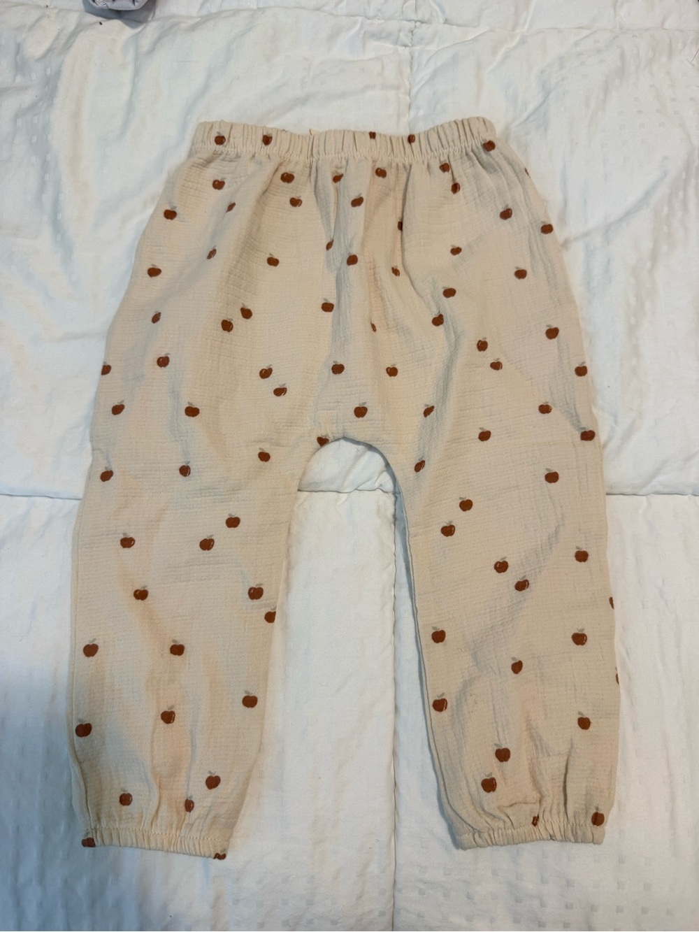 Quincy Mae Cream Baby Pants